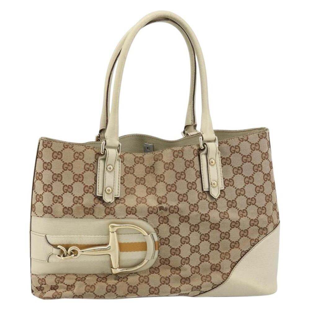 Gucci GG Canvas Handbag Beige
